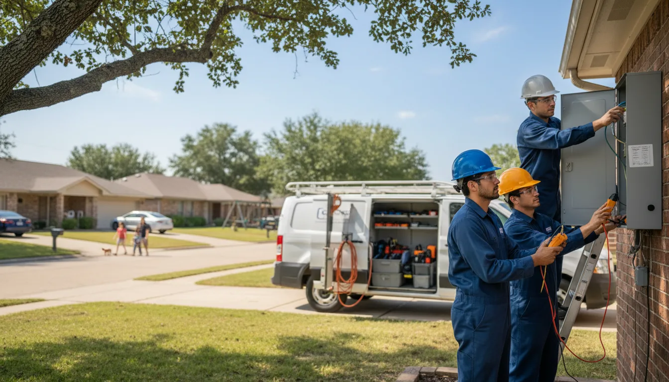Certified electrician providing emergency electrical services in Linwood, MA